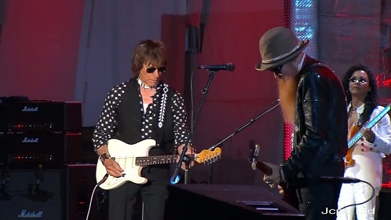 Jeff Beck & Billy Gibbons - Rough Boy live 2016